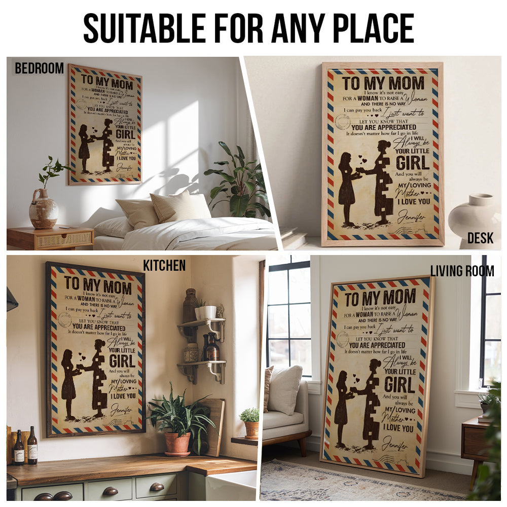 To My Beloved Mom & Dad - Personalized Canvas Prints - Gift For Mom & Dad, Mother's Day, Father's Day