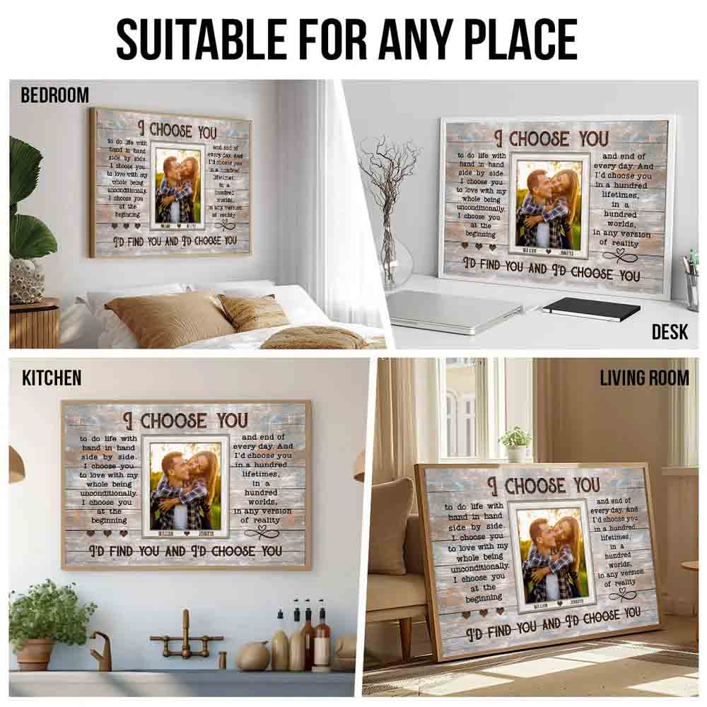 Custom Photo Couple When I Say I Love You More - Personalized Canvas Print - Gift For Her/Him, Husband/Wife, Couples on Anniversary, Valentine's Day