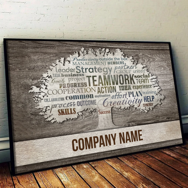 Motivational Office Wall Art - Personalized Canvas Prints - Gift For Coworkers, Office Wall Decor