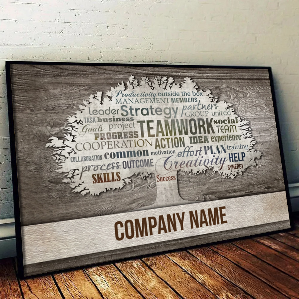 Motivational Office Wall Art - Personalized Canvas Prints - Gift For Coworkers, Office Wall Decor