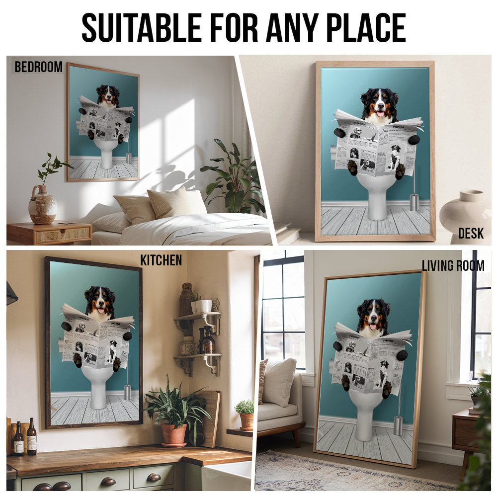 Custom Photo Important meeting Dog Lovers - Personalized Canvas Prints - Gift for Dog Lovers, Cat Lovers, Pet Lovers