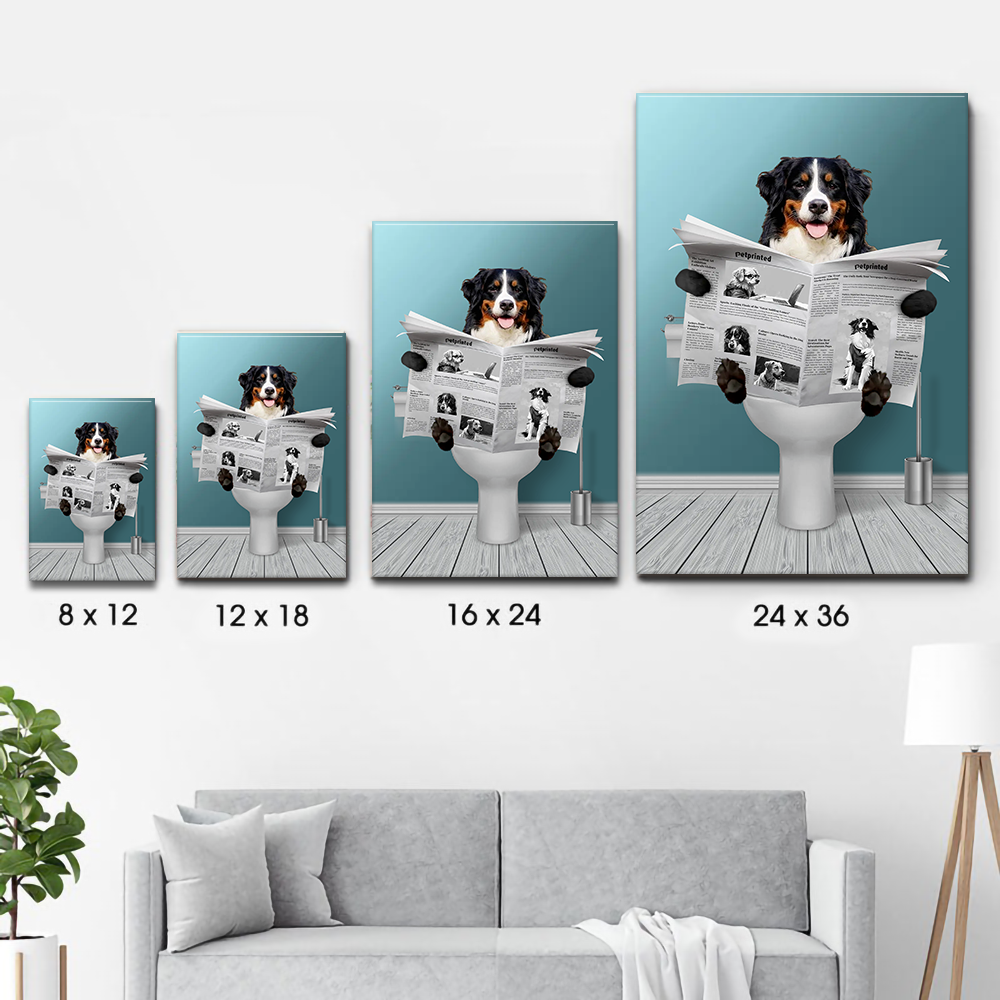 Custom Photo Important meeting Dog Lovers - Personalized Canvas Prints - Gift for Dog Lovers, Cat Lovers, Pet Lovers