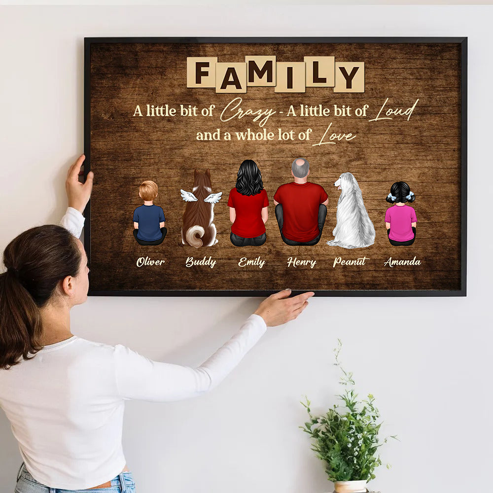 Brothers & Sisters Forever - Personalized Canvas - Gift For Family Members, Siblings, Brothers & Sisters