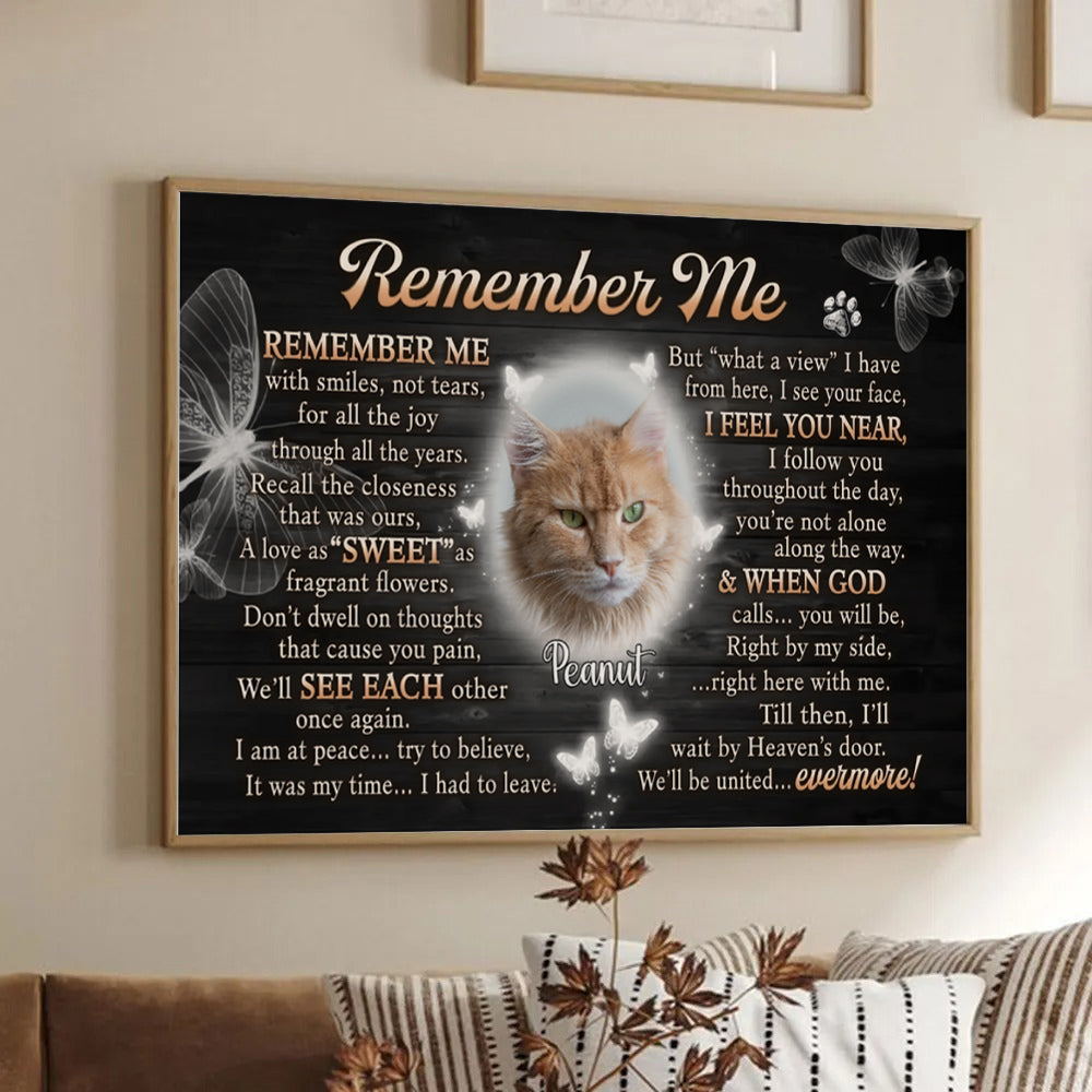 Custom Photo You Will Be Right By My Side - Personalized Canvas - Memorial Gift For Dog Lovers, Cat Lovers, Pet Lovers