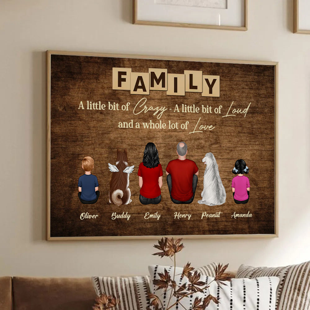 Brothers & Sisters Forever - Personalized Canvas - Gift For Family Members, Siblings, Brothers & Sisters