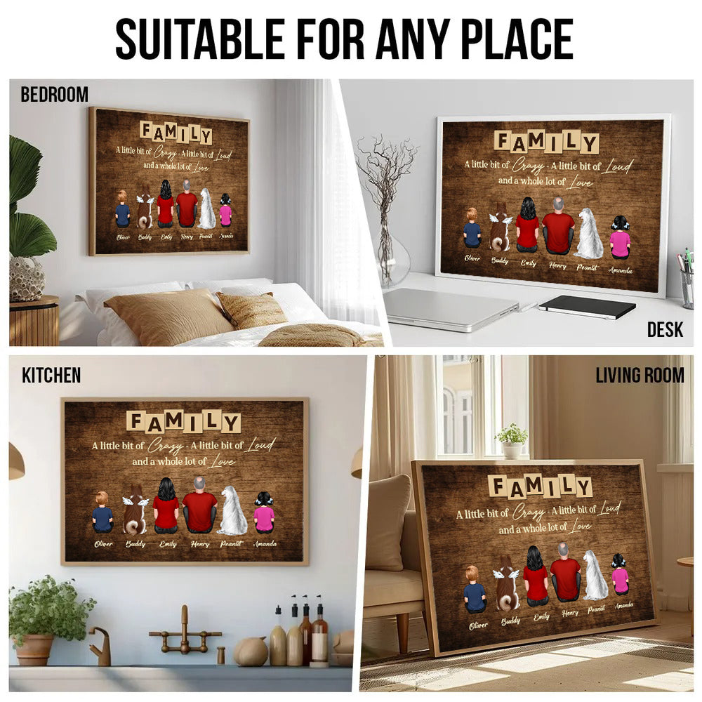 Brothers & Sisters Forever - Personalized Canvas - Gift For Family Members, Siblings, Brothers & Sisters