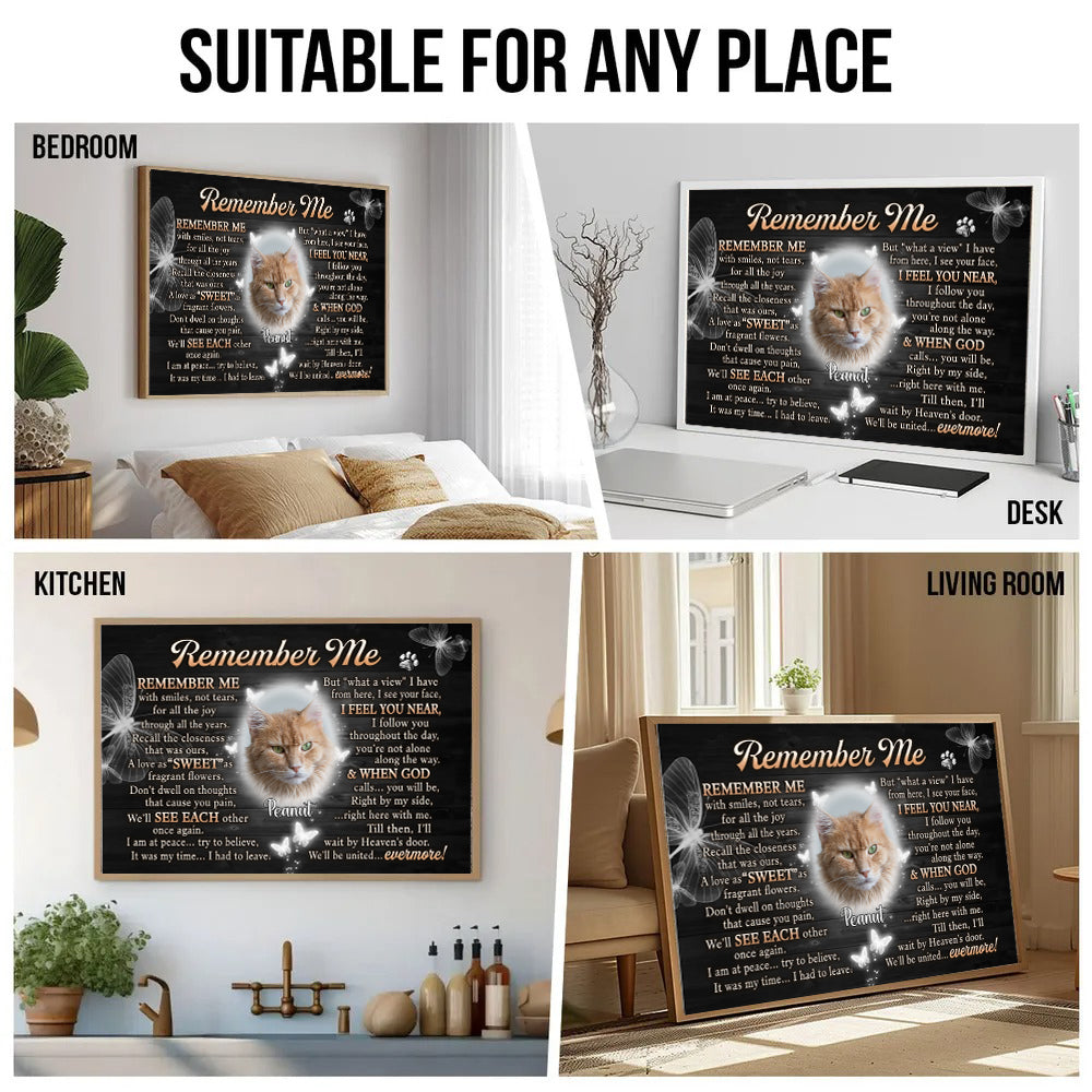 Custom Photo You Will Be Right By My Side - Personalized Canvas - Memorial Gift For Dog Lovers, Cat Lovers, Pet Lovers