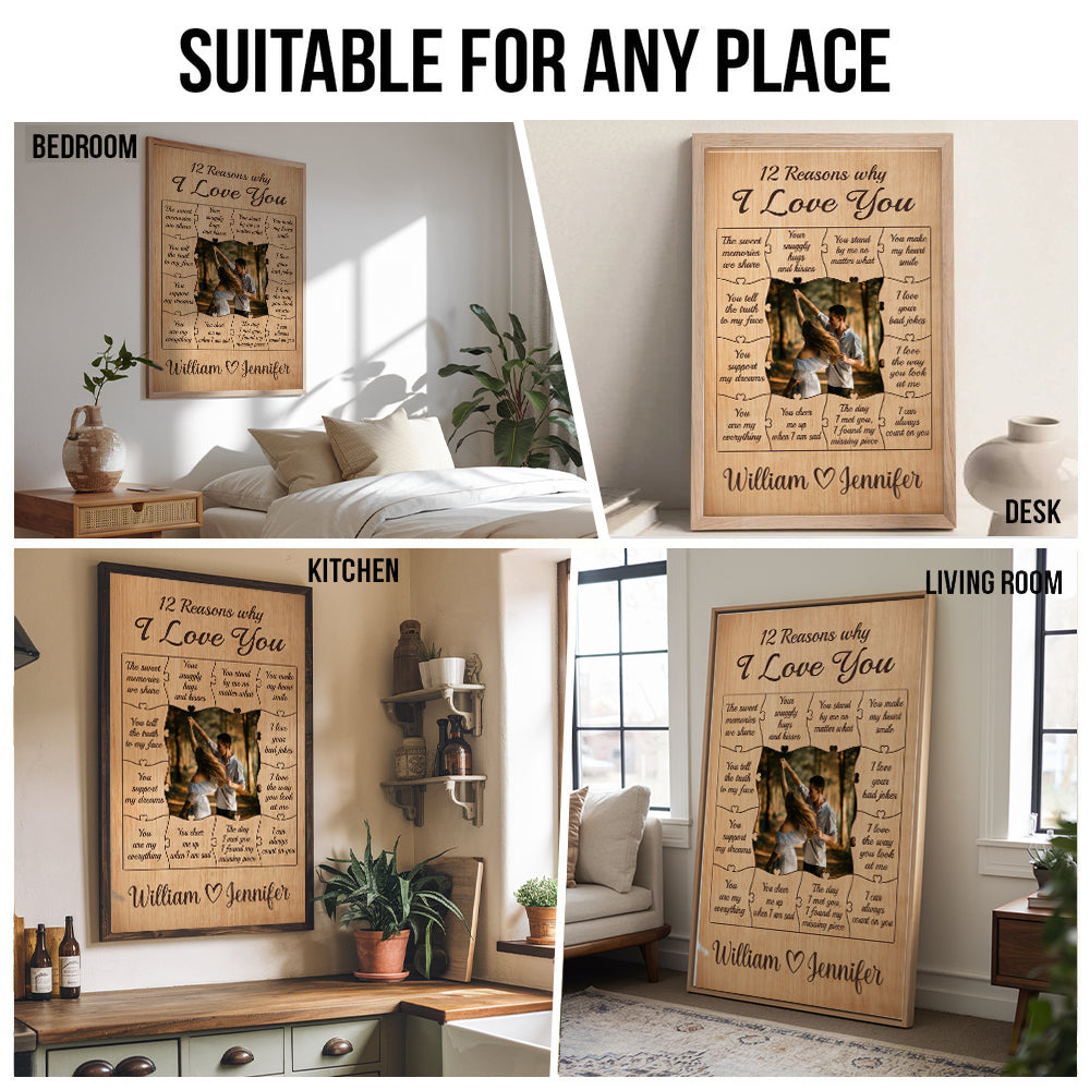 Custom Photo The Sweet Memories We Share Couple - Personalized Canvas Prints - Gift For Her/Him, Wife/Husband, Girlfriend/Boyfriend on Anniversary, Valentine's Day