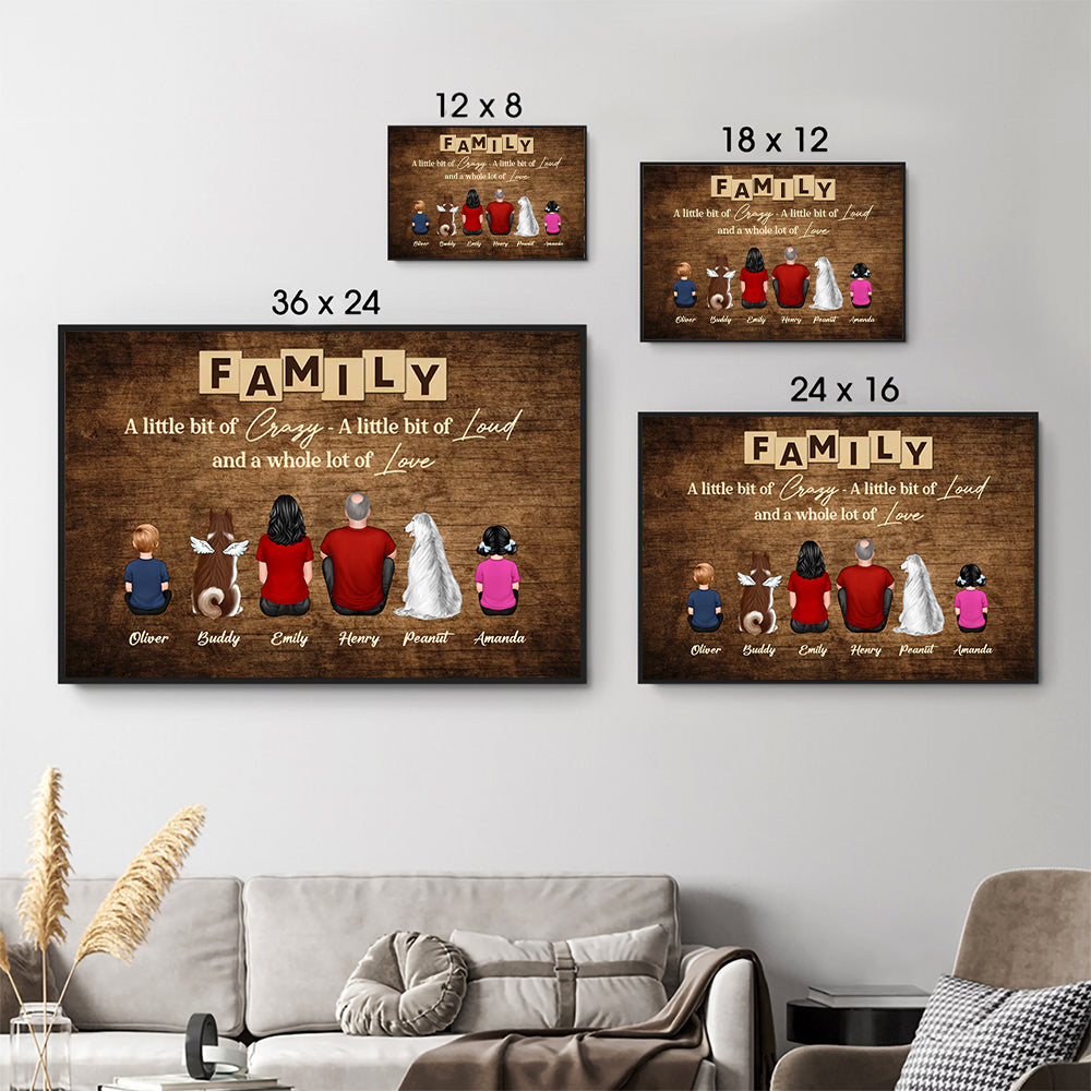 Brothers & Sisters Forever - Personalized Canvas - Gift For Family Members, Siblings, Brothers & Sisters