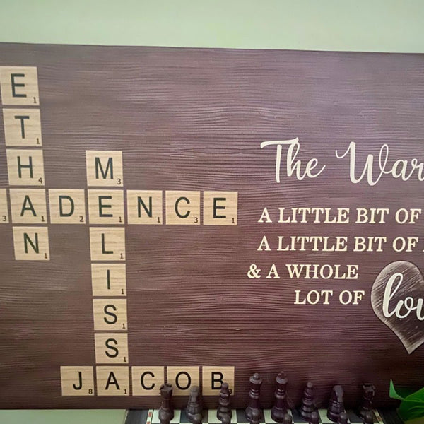 Family Crossword Canvas